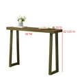thumbnail image 3 of Kings Brand Furniture Claude 36-Inch Console Entryway Table, Narrow Sofa Table for Behind Couch, Hallway, Bedroom, Living Room, Foyer, Avocado, 3 of 3