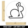 thumbnail image 2 of Snail Slow Outline Self-Inking Rubber Stamp Ink Stamper - Brown Ink - Mini 1/2 Inch, 2 of 7