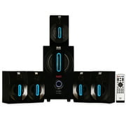 Blue Octave B52 Home Theater Powered 5.1 Bluetooth Speaker System with USB / SD