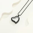 thumbnail image 5 of Heart Urn Necklace for Ashes Glass Cremation Jewelry Stainless Steel Ashes Pendant Crystal Keepsake Memorial for Jewelry for Women Men, 5 of 6
