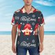 thumbnail image 2 of Balery Cute Christmas Gnomes (2) Camisas hawaianas de manga corta para hombre, camisas playeras de corte holgado, camisas de vacaciones con botones,Medium, 2 of 7
