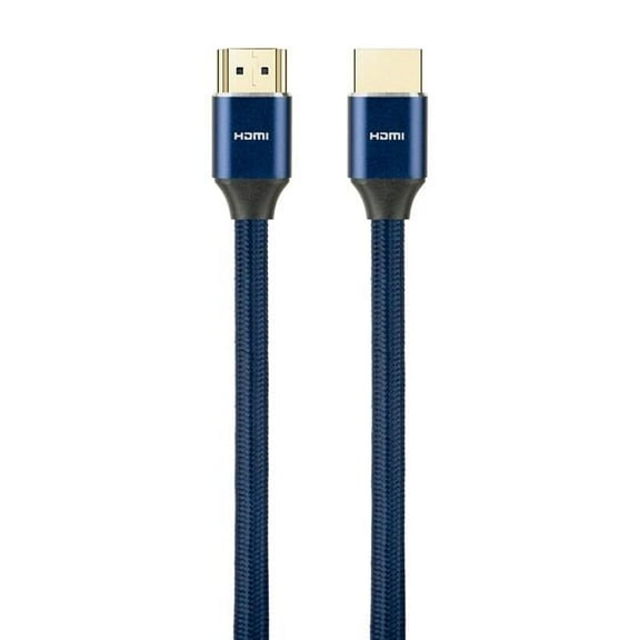 Xtrempro  3 ft. High Speed HDMI to HDMI M&M Cable with V2.1 48GBPS 8K 60 Hz Gold Plated - Blue