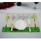 thumbnail image 1 of Mantel individual ABPHQTO Arte Huevos de Pascua colgados en valla 30x45 cm Juego de 2, 1 of 2
