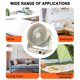 thumbnail image 3 of Ventilador Montado en La Pared 454848 (beige), 3 of 9