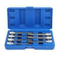 thumbnail image 1 of 3/8” Drive for Extra Long Allen/Torx Hex Bit Socket Set with Storage Box Metric 3mm -10mm 7-Piece Set Chrome Vanadium St, 1 of 3