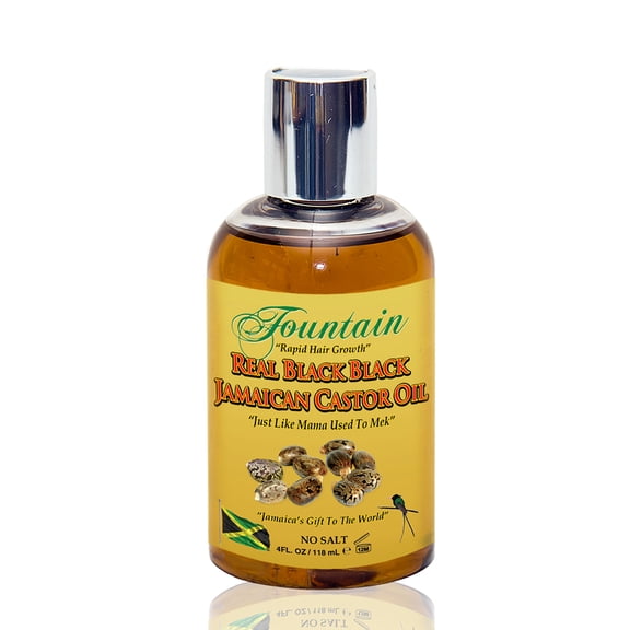 Fountain Black Castor Oil For Age Related -Stress - Menopausal Hair Loss Reversal & Satin Cap