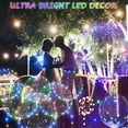 thumbnail image 2 of IC ICLOVER 20 Pack LED Light Up Balloons, 20inch Party Balloon Battery Included 3 Modes Flashing String Lights Clear Balloon for Christmas Birthday Wedding House Decorations, 2 of 8
