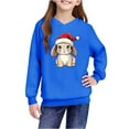 thumbnail image 4 of Lorytime Cute Hoodies for Teen Girls Oversized Boys Christmas Printed Sweatshirt Long Sleeve Tops Drop Shoulder Pullover, 4 of 4