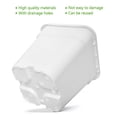thumbnail image 4 of Plastic Planter Pots 5.35 Gallon Square Container White Nursery Pot for Succulents Seedlings Cuttings Transplanting, 10 Pack, 4 of 7