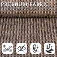 thumbnail image 3 of Shade&Beyond 7'W x6'H Outdoor Roller Shades, 220 GSM HDPE Cordless Roll Up Patio Roller Shades,90% UV Protection for Porch & Gazebo,Coffee Brown, 3 of 6