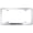 Chrome, variant on Ford Thunderbolt Laser Etched Logo Wide Body License Plate Frame (Chrome)