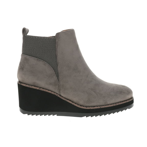 Corkys Womens Apple Sauced Round Toe Side Zip Wedge  Boots Shoes