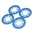 thumbnail image 1 of 1.9in Wheel Outer Rings Rims, Unique Lock Rings 4Pcs RC Rims Wear  Increase Stability  for 1/10 RC Blue, 1 of 8