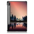 thumbnail image 3 of Étui Antichoc pour Samsung Galaxy tab s7 fe, Étui Pliable avec Support, Étui de Tablette pour Sam S8 Plus s7 Plus 12,4 Pouces S8 11 Pouces, Housse Rouge Vin tab s7 Plus 12,4 Pouces, 3 of 6