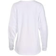thumbnail image 3 of Women's White Indiana Hoosiers Pom Pom Long Sleeve Jersey, 3 of 3