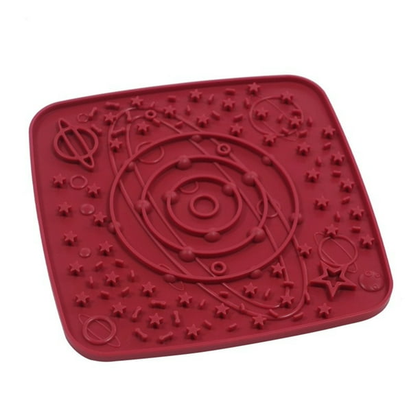 Comedero Lento Para Perros Almohadilla De Silicona Para Que Los Perros Laman Dispensador Para Cachorros Y Gatos Que Evita La Ansiedad Y El Desorden Seaflex Feast Mat – Comedero Lento Fomenta El