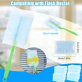 thumbnail image 2 of 30PCS Disposable Dusters Refills,180 Degree Dusters Disposable Duster Heads Blue Electrostatic Replacement Head for Home Office Blinds Ceiling Fans Furniture Multi-Surface Dusting, 2 of 6