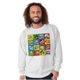 thumbnail image 5 of Troll Face Internet Memes Big Smiley Sweatshirt for Men or Women Brisco Brands X, 5 of 6