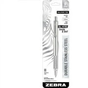 Zebra Pen F-701 Retractable Ballpoint Pen 0.7 mm Pen Point Size - Refillable - Retractable - Black - Stainless Steel Barrel - 1 Each