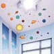 thumbnail image 4 of Calcomanías de pared con diseño de planeta con sistema solar removible, para decoración del hogar, 4 of 9