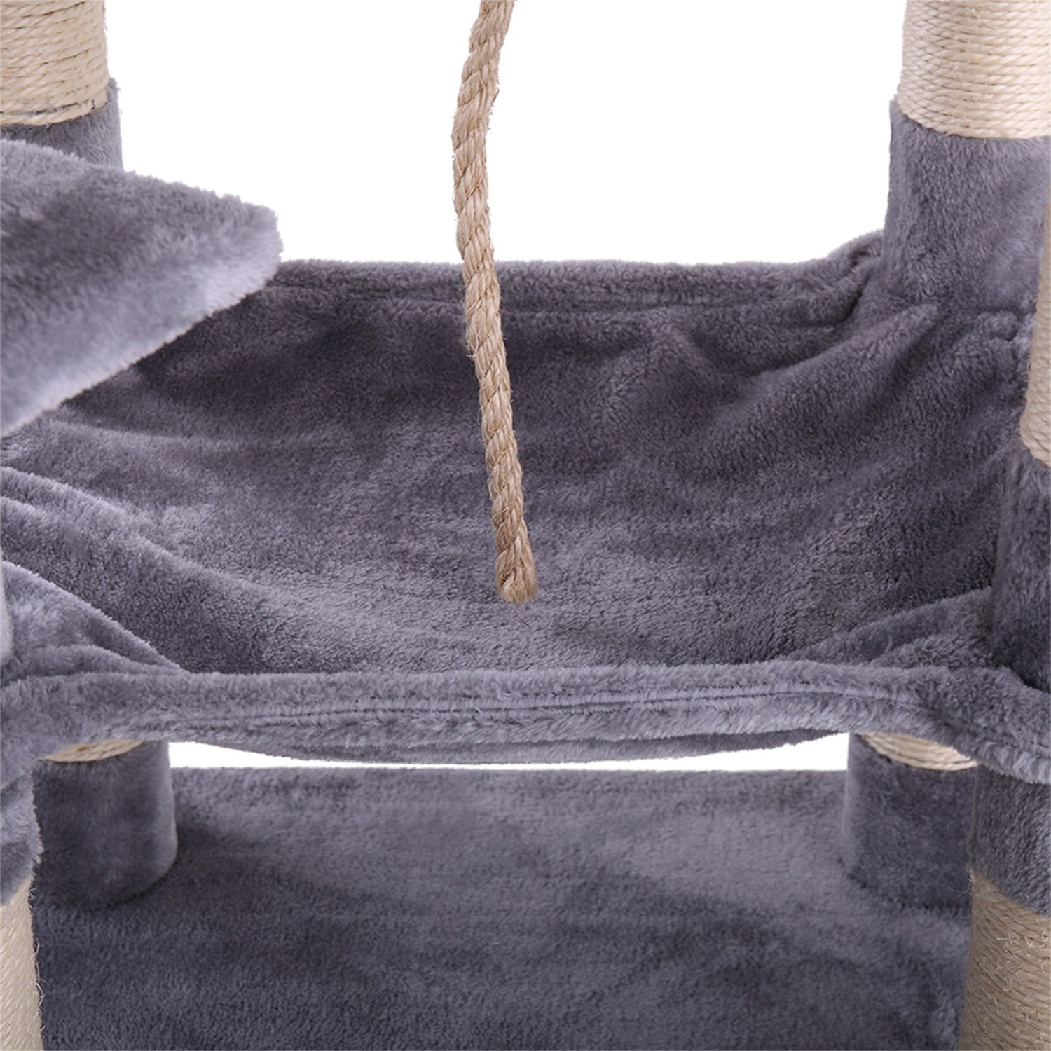 Pefilos 57.5" Cat Tower for Indoor Cats Tall Multi-Level Cat Tower Cat Condo for Multiple Cats with Sisal-Covered Scratching Posts Cat Tree House for Large Cats ,Gray Pefilos 57.5" Cat Tower for Indoor Cats Tall Multi-Level Cat Tower Cat Condo for Multiple Cats with Sisal-Covered Scratching Posts Cat Tree House for Large Cats ,Gray