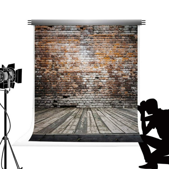 BSDHOME Polyester 5x7ft Photography Backdrop Wooden Floor Backdrop For Studio Props Photo Backdrop Backdrop for Baby Photography Photography