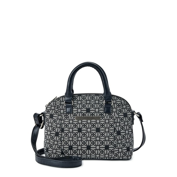 Time and Tru Women's Satchel Handbag Grey