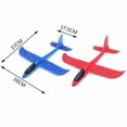 thumbnail image 2 of 1 Pce Avion en Mousse 37 cm Jouets Avion Lancer à la Main Epp Lancement Planeur Avion Flexible Jouet, 2 of 5