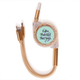 thumbnail image 1 of Gracias por el cuarto año. Cable de carga telescópico múltiples USB tres en uno, 1 of 3