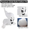 thumbnail image 4 of Gamexcel Halloween Window Crasher Ghosts, Angry Stuffed Flying Ghost Decorations with Suction Cups for Haunted House, 2 Pack, 4 of 7