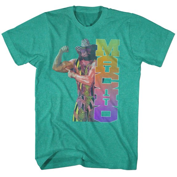 Macho Man Macho Mahi Heather Adult T-Shirt