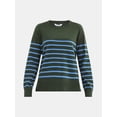 thumbnail image 5 of Time and Tru Women’s Fine Gauge Pullover Sweater, Lightweight, Sizes XS-XXXL, 5 of 5