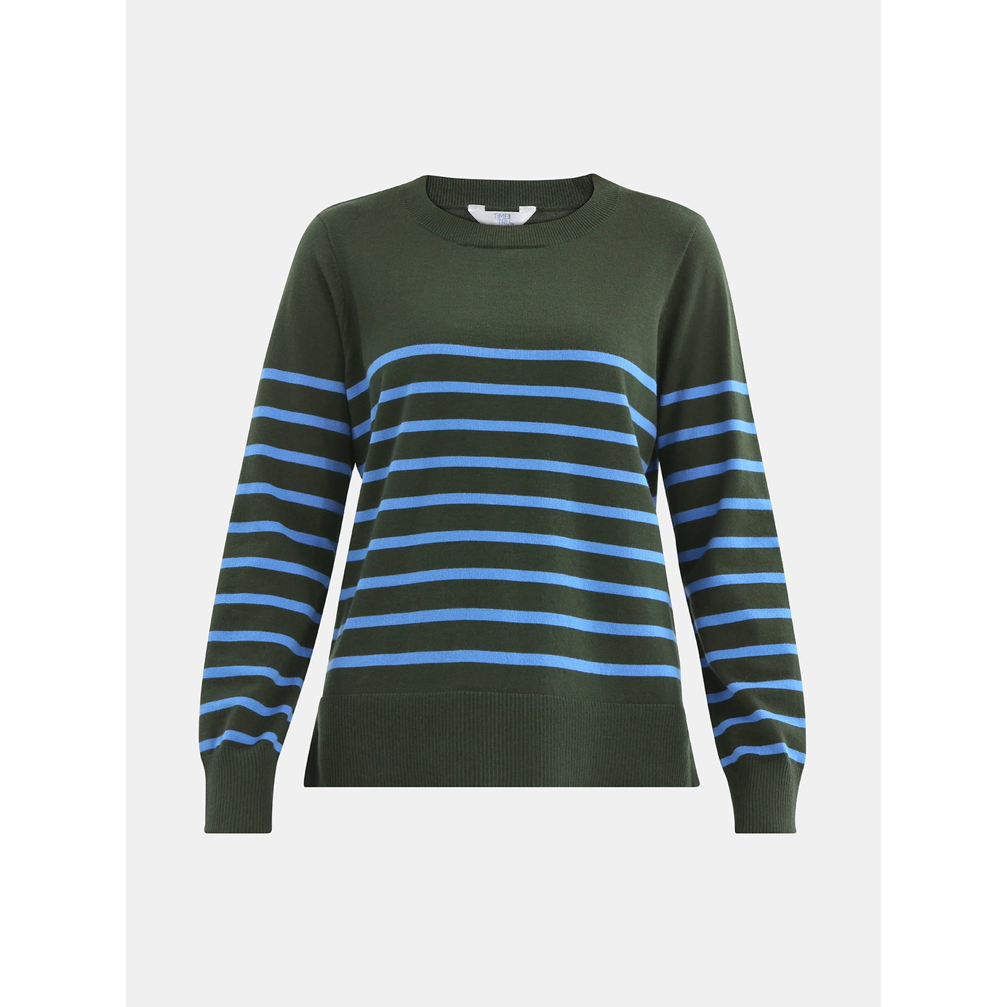 Time and Tru Women’s Fine Gauge Pullover Sweater, Lightweight, Sizes XS-XXXL