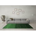 thumbnail image 3 of Ahgly Company Indoor Round Abstract Emerald Green Contemporary Area Rugs, 4' Round, 3 of 4