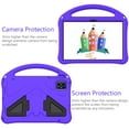 thumbnail image 4 of TECH CIRCLE Kids Case for Onn 10.1 Tablet 2024 Gen 4 Model:100135925,Lightweight Shockproof Rugged EVA Kids Friendly Handle Stand Child Proof Silicone Kids Case for Onn Tablet 10.1" 4 Gen 2024,Purple, 4 of 6