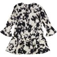 thumbnail image 2 of bar III Vestido estampado a capas para mujer, multicolor, extra pequeño, 2 of 2