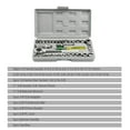 thumbnail image 4 of sleeve,And 3/8'' Drive With Tool Car Socket Set With 1/4'' And 3/8'' 40-piece 1/4'' And Socket Tool Kit And Sae Combination Kit 40-piece 1/4'' Set And Sae Drive Socket With Wrench With Socket Wrench, 4 of 6