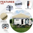 thumbnail image 5 of ABCCANOPY 10' x 10' Beige Outdoor Pop up Canopy Tent Camping Sun Shelter-Series, 5 of 8
