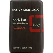 Every Man Jack Bar Soap - Body Bar - Cedarwood - 7 oz - 1 Unit - (Pack of 3)