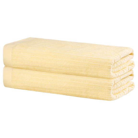 REGALWOVEN Cotton 2 Pack Soft Bath Towel Set, Highly Absorbant, Quick Dry, Lightweight Towel for Bathroom White 28" x 56"