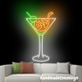 thumbnail image 5 of Handmadetneonsign Cat Martini Neon Sign, Cocktail Led Light, Martini Wall Art Decor, Home Wall Decor 59824, 5 of 5