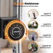 YOSUDA 5in1 Folding Exercise Bike Indoor Exercise Bicycle with 16-Level Magnetic Resistance and 380LB Capacity