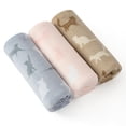 thumbnail image 1 of Mantas para mascotas Bedsure, paquete de 3 unidades, forro polar supersuave, 1 of 6