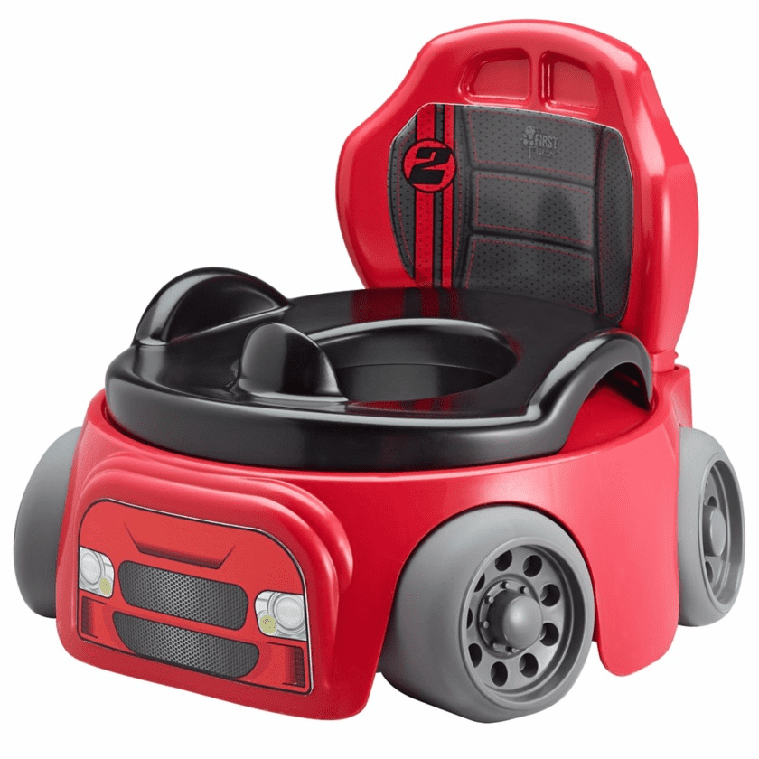 The First Years Training Wheels Racer Potty Training Toilet, Toddler