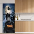 thumbnail image 2 of Halloween Door stickers Door Cover Fridge stickers Scary Ghost Decorations Spooky Porch Decor Self-adhesive, Removable for Outdoor Indoor Photo Background Wall,SP-F101,L(45x200cmx2Pcs), 2 of 15