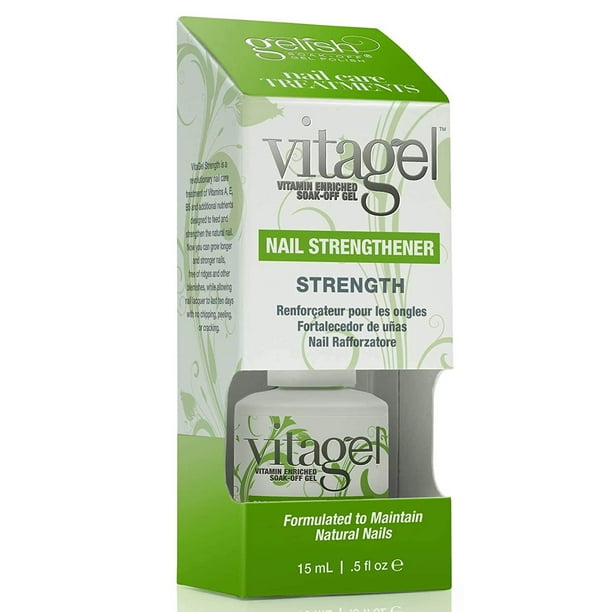 NEW Gelish Gel LED Nail Polish Vitagel Brush Strengthener and Recovery