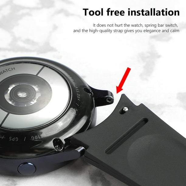 Correa de reloj inteligente de 20 mm Correa de reloj lavable para Samsung Galaxy 4/4 Classic Tmvgtek Para estrenar