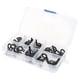 thumbnail image 1 of Juego de 35 anillos guía de acero inoxidable y cerámica para pesca, señuelos, cañas de pescar y accesorios, 1 of 15
