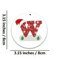thumbnail image 3 of VerPetridure Christmas Letter Ornaments Tags Letter A to Z Christmas Acrylic Initial Ornaments Christmas Stocking Tags for Christmas Tree Holiday Present Party Decorations, 3 of 6