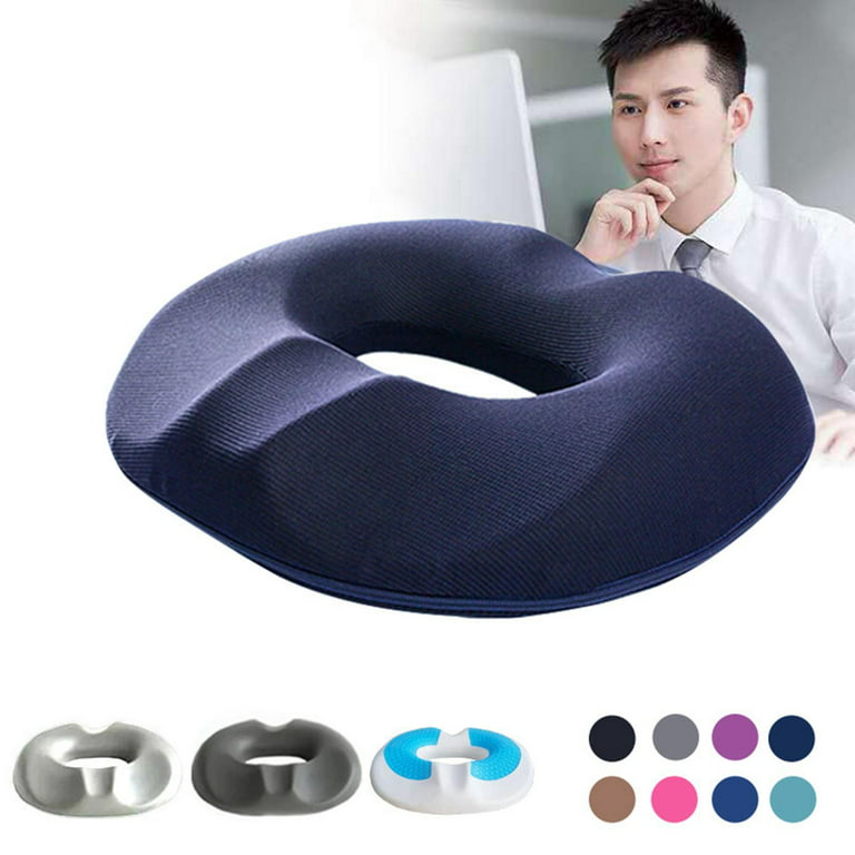 Donut Pillow, Non Slip Pressure Seat Cushion for Tailb Perineal Coccyx , Gray